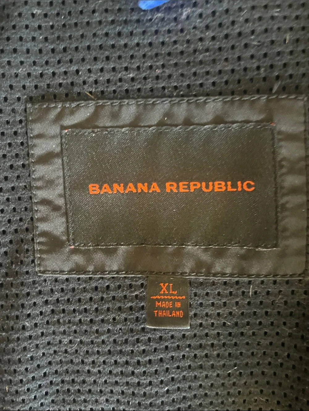 Banana Republic Black Hooded Raincoat - Men's Water-Resistant Shell